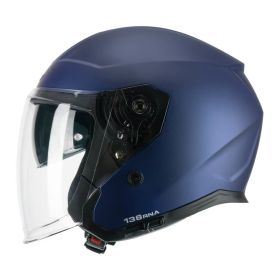 Jet Helm CGM 136A RNA Mono Glänzendes Satinblau