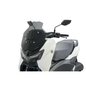 ISOTTA Sport Windshield Dark Smoky 470x380mm with Mounts Included for YAMAHA n-max