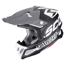 Casco motocross Scorpion EXO VX-22 AIR Updown nero grigio