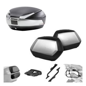 SHAD Komplettset SH48 titan und SH35 schwarz für CFMOTO 450 MT