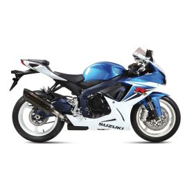 Marmitta Slip-on nera MIVV Suono omologata per SUZUKI gsx-r 600 2011-2016