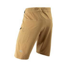 Pantaloncini MTB LEATT Endurance 2.0 marrone vestibilità slim idrorepellenti