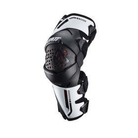 Ginocchiere moto LEATT Z-Frame nero bianco certificazione medica