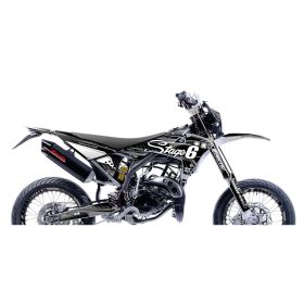 Kit grafiche deco Stage6 nero per Fantic Xm 50 2017-2022