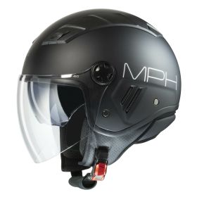 Casco Jet MPH AIRE Solid Nero Opaco