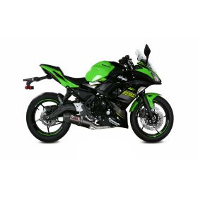 MIVV Oval Vollauspuff aus Carbon für KAWASAKI Ninja 650 2017-2023
