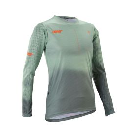Maglia tecnica donna MTB LEATT Trail 3.0 maniche lunghe verde menta