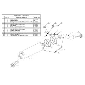 MIVV Oval Slip-on Muffler approved in stainless steel for HONDA XLV Transalp 700