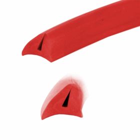 Stirsce listello pedana REPRO TEILE in gomma 1200/1800x18mm rosso