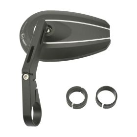 DAYTONA left bar end mirror approved black aluminum 89723