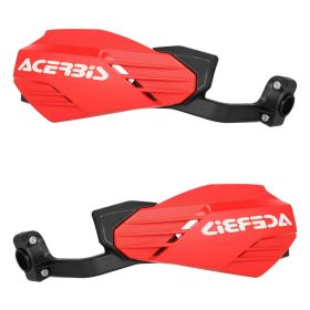 ACERBIS Closed Handguards Red/White Moto-X
