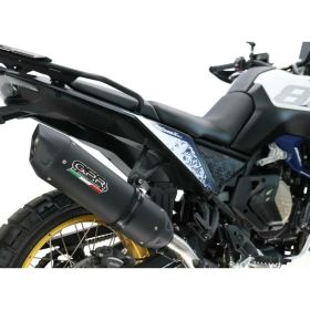 GPR Furore-X Slip-On Exhaust approved black titanium for Voge DS 800 Rally