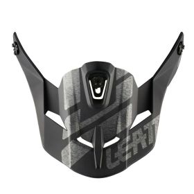 Frontino casco moto LEATT per casco GPX nero brushed 4.5 taglia M/XXL