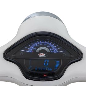 SIP Matte Black Plastic Speedometer Frame for Vespa Primavera/Sprint