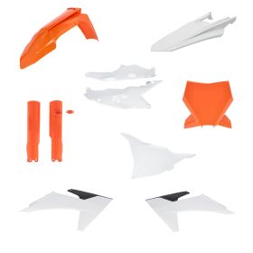 ACERBIS Verkleidungskit 10 Teile 2023 Modell Orange/Weiß für KTM