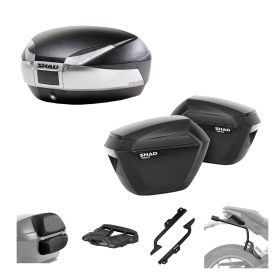 SHAD Kit SH48T top case and SH23K cases 3P for BMW S 1000 XR