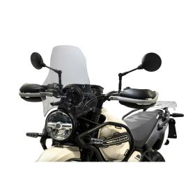 Cupolino medio ISOTTA Fumè chiaro 420x350 attacchi inclusi per ROYAL ENFIELD himalayan