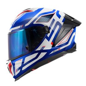 GIVI 50.3 Quasar Integralhelm weiß blau rot