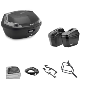 GIVI BLADE TECH Top Case E22 Smoke Black 47/22L for APRILIA