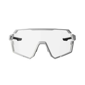 LEATT RideViz Pro Iriz Sonnenbrille Weiß Small Silber Linse 17%