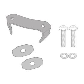 GIVI 5145KIT Side frames mounting kit without rear rack