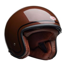 BELL TX501 Classic Urban jet helmet rootbeer brown