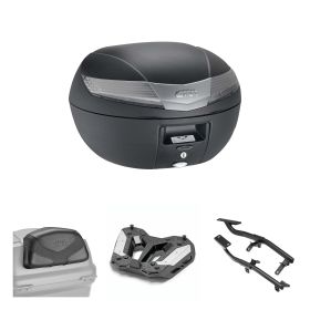 GIVI V40 TECH Top Case Kit 40L Fumé Noir pour ZONTES 703F ADVENTURE