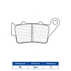 Plaquettes de frein CL BRAKES 2353S4 paire en composé fritté pour motos de route