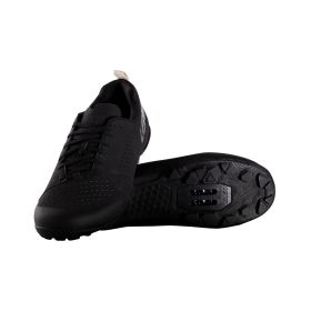 LEATT Women's MTB Clip 2.0 Endurance Shoes Black Perforated Upper RideGrip Sole