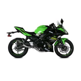 Vollständige MIVV Mk3 Auspuffanlage aus Carbon für KAWASAKI Ninja 650 2017-2023