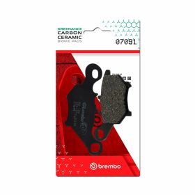 Plaquettes de frein BREMBO paire Carbon Ceramic 07091