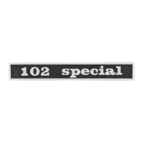 VESPTEC hinteres Schild 102 Spezial