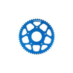 Corona 53 denti Stage6 Blu per peugeot/rieju