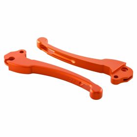 SIP CNC Machined Orange Matte Clutch/Brake Lever Set 2 Pieces