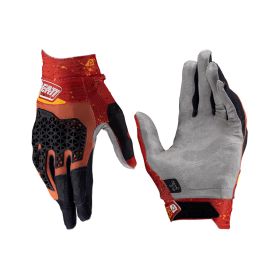LEATT Moto 4.5 Lite Summer gloves Burn red black lightweight and non-slip