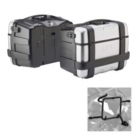 Kit valigie laterali GIVI TRK46 anodizzato per YAMAHA Tracer 9 / GT / GT+
