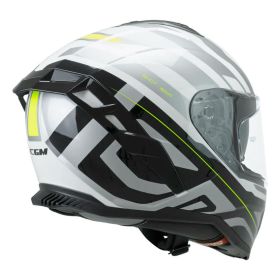 Integralhelm CGM 363M SHOT SPORT weiss schwarz gelb fluo