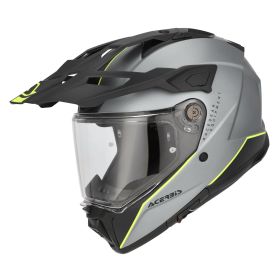 Enduro helm dual road ACERBIS ATTACK grau/gelb