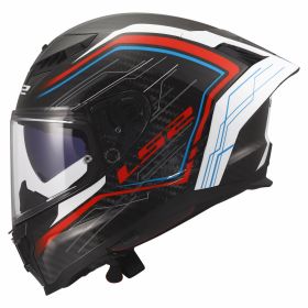 Casco integrale LS2 FF807 DRAGON SUBIC bianco blu rosso