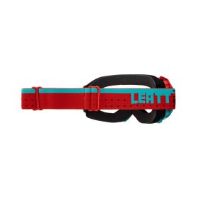 Masque cross LEATT Velocity 4.5 Iriz Fuel rouge lentille argent 50%