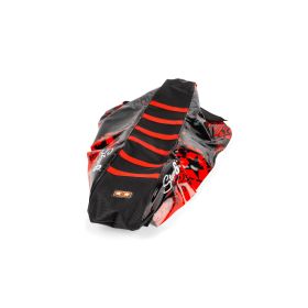 Coprisella Full Covering Stage6 rosso/nero per Rieju Mrt