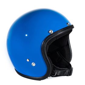 Jet Helmet Cafe Race 70's Pastello Vintage Blue