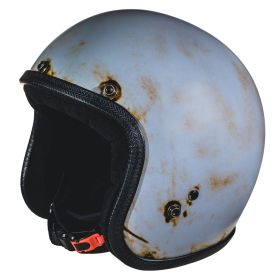 Casque Jet Cafe Race 70's Pastello Dirty Gris