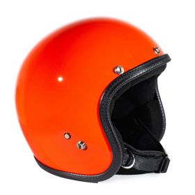 Jet Helm Cafe Race 70's Pastello Vintage Orange