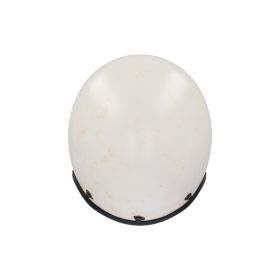 Casque Jet Cafe Race 70's Pastello Dirty Blanc