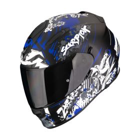 Casco integrale Scorpion EXO-491 Spector nero blu