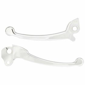 Ensemble de leviers de frein/embrayage en aluminium chromé SIP CNC 2 pièces