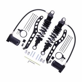 YSS verstellbare schwarze Hinterstoßdämpfer RX362-305TRCL-19-B für Harley Davidson