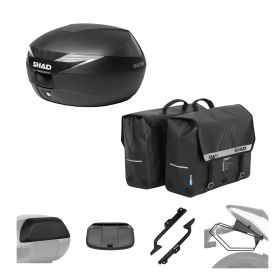 SHAD Kit SH39K Topcase und SW42 Taschen SE für KTM Duke 125/200/390