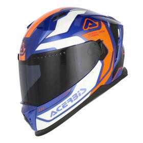 Casco integrale ACERBIS X-Way Graphic arancio/blu